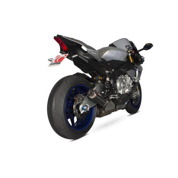 Scorpion Exhaust Yamaha YZF-R1 / YZF-R1 M 2015 - 2019 RP1-GP Slip-on Carbon Fibre Sleeve